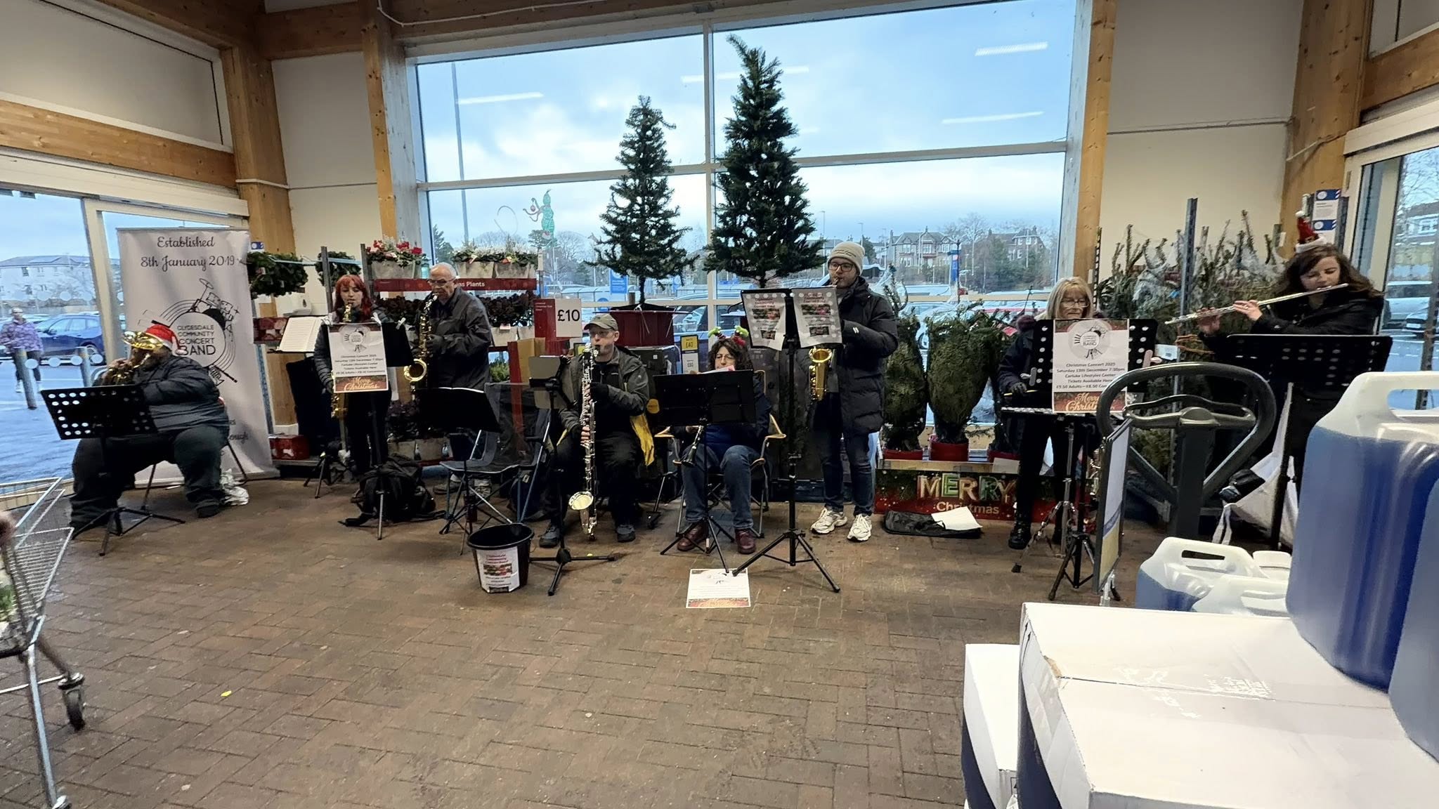 May be an image of christmas tree and text